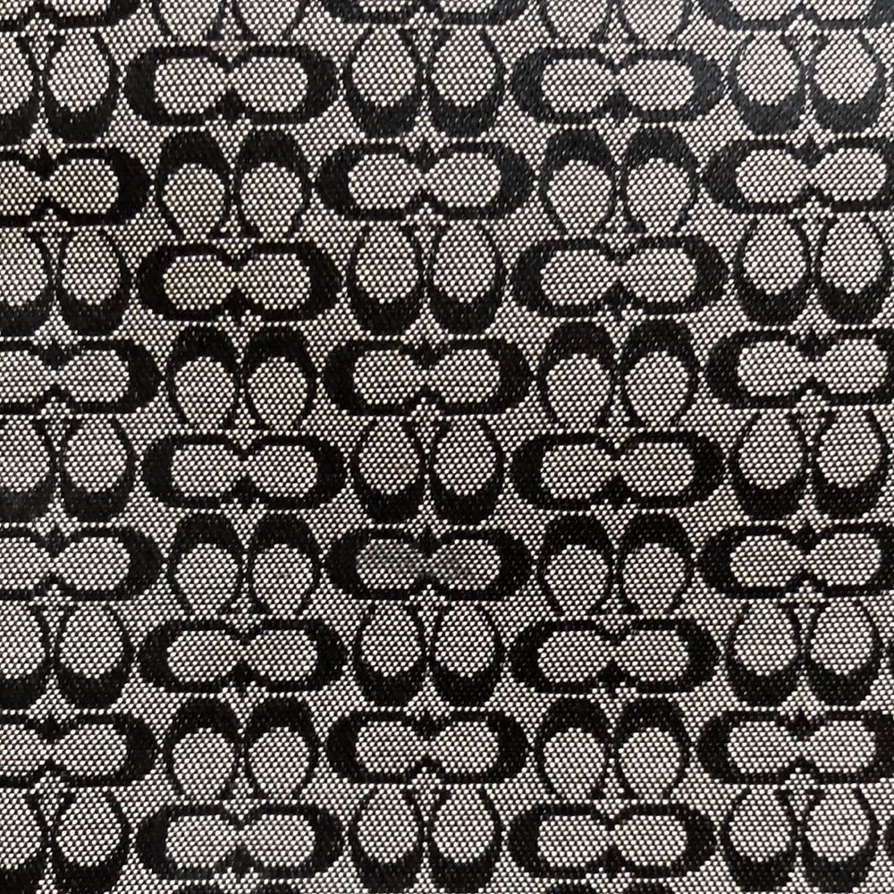 Coach Black Logo Rectangular Crossbody Handbag Euc - image 6